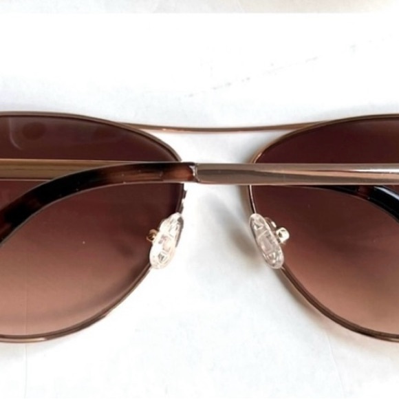 Kate Spade Gold Toned Aviator Sunglasses with Protective Pouch BNWT - Picture 5 of 8